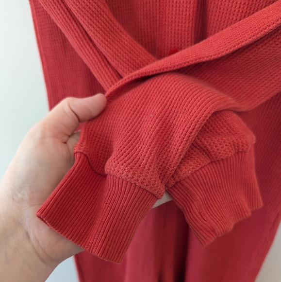 Vintage Victoria's Secret Red Thermal One Piece Pajamas - Picture 7 of 11